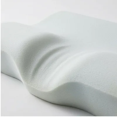 Close-up of contour memory foam shape